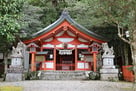 館跡に鎮座する北畠神社…