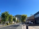 智頭街道から見た久松山…