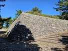 城代屋敷跡（筒井古城）表門付近石垣…