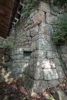 妙見神社 社殿裏の石垣②