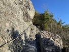 大岩付近の登山道