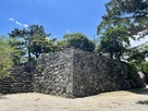 金の間櫓跡の石垣（南東から）…