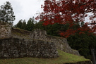 晩秋の岩村城