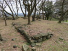 山崎曲輪の建物跡…