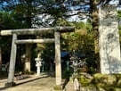 春日山神社の正面…