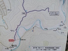 登山道入り口案内図