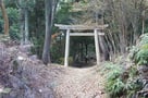 雨山神社の鳥居…