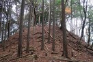 押山城 本丸切岸