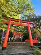 出石城郭内の有子山稲荷神社…