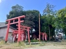 鏡島城（倉稲魂稲荷神社 全景）…