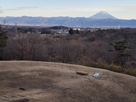 丸馬出越しの富士山…