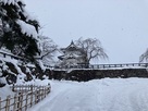 天守　雪　遠景…