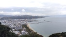 東登り石垣からの風景…