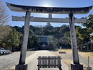 館山神社からの天守…