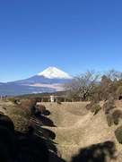 障子堀越しの富士山…