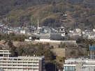 奥の駐車場（頂上寄りの駐車場）から見た高