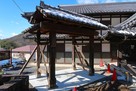 美濃金山城 里帰りした城門…