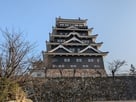 北側鉄板張りの天守…