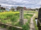 筒井順慶城跡　石碑…