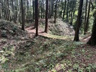 本郭虎口と土橋…