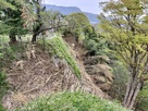 本丸南側の崖