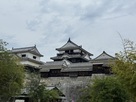 本丸広場から見た天守と櫓。…