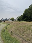 内堀土塁。