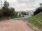 城内から見た搦手門の食い違い虎口…