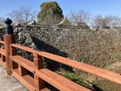 大和郡山城・極楽橋から天守曲輪の石垣を望…
