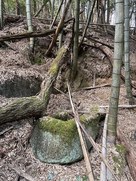 登城道（古い手水舎）…