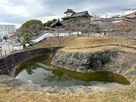 三日月堀と太鼓櫓…
