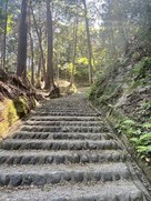 搦手門側石段