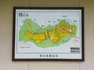 ガイダンスに掲示された縄張り図…
