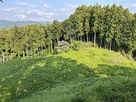 天守郭から二の丸方面の眺め…