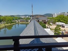 太鼓櫓の2階から見る多聞櫓、平櫓、表御門…