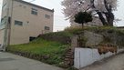 三の丸南側の土塁…