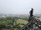 天守最上階より撮影(姫路駅方面)