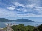 主郭展望所からの金ヶ崎城…