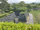 天守虎口(天守台から)…