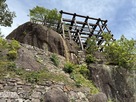 苗木城・天守（西側）…