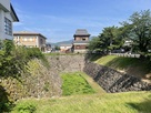 本丸北西側の堀…