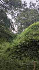 本丸の土塁