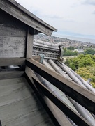 天守から琵琶湖を望む…
