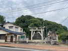 許斐神社(許斐山城)参道…