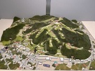 吉田郡山城地形模型…