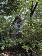 明智長山城・城跡碑…