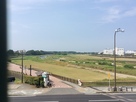 祇園城から見た思川…
