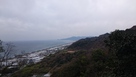 山上から見た駿河湾…