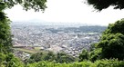 山頂から見た彦根城下。…