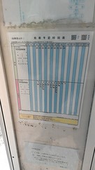 河内長野駅行きのバスの時刻表…